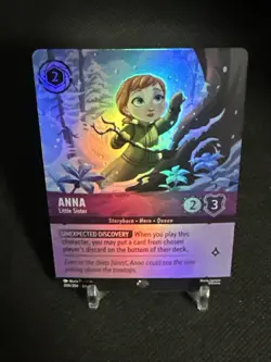 Anna - Little Sister (Epic) 209/204 Winterspell Holo Disney Lorcana - Image 4