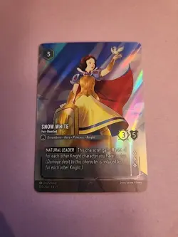 Disney Lorcana Snow White - Fair Hearted (Enchated) 220/204 Shimmering Skies N/M - Image 1