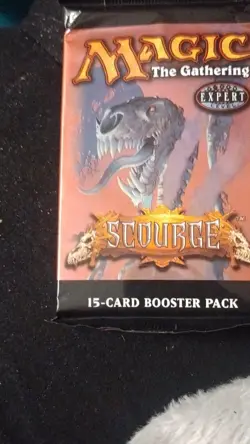 Magic: The Gathering Scourge Booster Pack 15 Cards 2003 Expert Level English - Image 1
