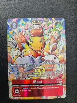 Meat (Alternate Art) EX9-070 R Versus Monsters NM Digimon Card Game - Image 1