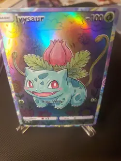 Custom Fan Art Pokemon Card- Ivysaur - Image 3