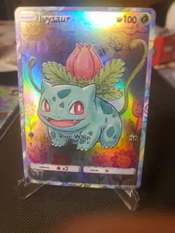 Custom Fan Art Pokemon Card- Ivysaur - Image 4