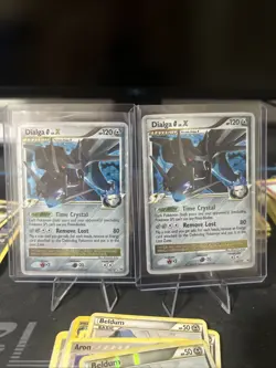 Pokemon TCG Dialga G LV.X Ultra Rare Holo Card 122/127 Platinum - Image 1