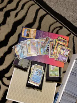 Pokemon Card Collection With Good Cards And Bulk Cards Good Lot - Image 1