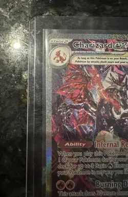Pokemon TCG Charizard EX Holo Card Paldean Fates 234/091 SV - Image 2