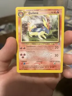 SPANISH Quilava 47/111 Neo Genesis - Uncommon Pokemon Card - EXCELLENT - Image 1
