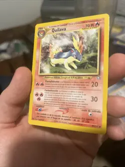SPANISH Quilava 47/111 Neo Genesis - Uncommon Pokemon Card - EXCELLENT - Image 2