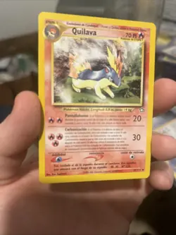 SPANISH Quilava 47/111 Neo Genesis - Uncommon Pokemon Card - EXCELLENT - Image 3