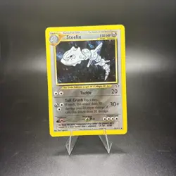 Pokemon TCG Steelix Holo Card Rare 15/111 Neo Genesis Vintage WOTC HP -g - Image 1