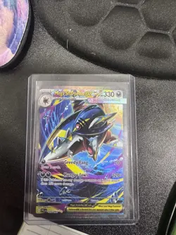 Pokemon Mega Sharpedo EX 127/094 Phantasmal Flames Full Art Holo Card - Image 1