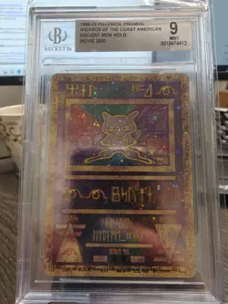 Ancient Mew Promo Pokemon The Movie 2000 Card Holo Foil BGS 9 - Image 1