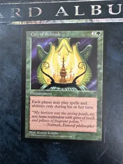 MTG English Magic The Gathering CITY OF SOLITUDE VISIONS Reserved List MP - LP - Image 1