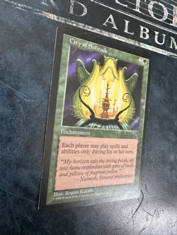 MTG English Magic The Gathering CITY OF SOLITUDE VISIONS Reserved List MP - LP - Image 4