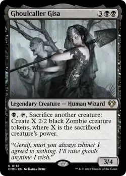 Ghoulcaller Gisa Commander Masters Non-Foil Near Mint NM MTG Magic - Image 1