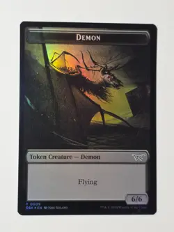 Demon Manifest Double-Sided Token Duskmourn: House of Horror Foil - Image 2