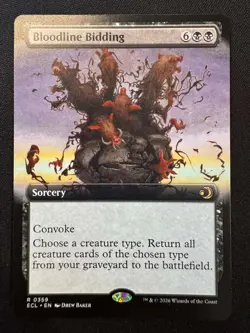 Bloodline Bidding (Extended Art) - MTG Lorwyn Eclipsed - NM/M - Image 1