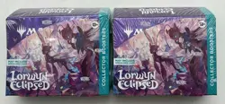 Lot of (2) Magic The Gathering Lorwyn Eclipsed Collector Boosters Sealed Boxes - Image 1