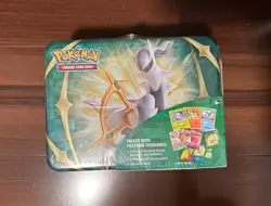 Pokemon TCG 2022 Spring Collector Chest Arceus Lunchbox Tin FULL SOFT WRAP - Image 1