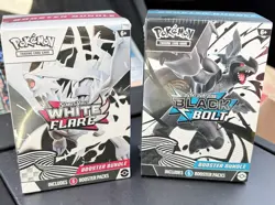 SEALED Pokemon TCG White Flare And Black Bolt Booster Bundle - Image 1