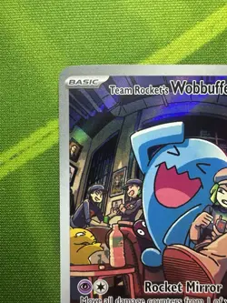 Team Rocket's Wobbuffet SVP203 Pokemon Center Stamp Exclusive Promo *S Rank* - Image 2