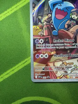 Team Rocket's Wobbuffet SVP203 Pokemon Center Stamp Exclusive Promo *S Rank* - Image 5