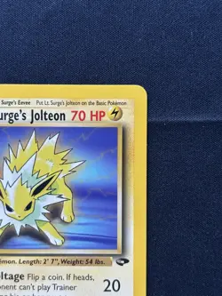 Pokemon 1st Edition Lt. Surge’s Eevee & Jolteon | Gym Heroes WOTC - Image 5