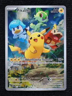 Pikachu (Paldea Evolved ETB) Pokemon Scarlet & Violet Black Star Promo #027 - Image 1