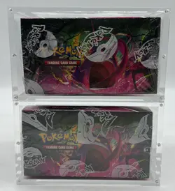 Lot fo (2) Pokemon TCG SWSH Fusion Strike Booster Boxes w/Acrylic - Image 5