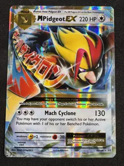 2016 Pokemon M Pigeot EX 65/108 - XY Evolutions Ultra Rare - Image 1