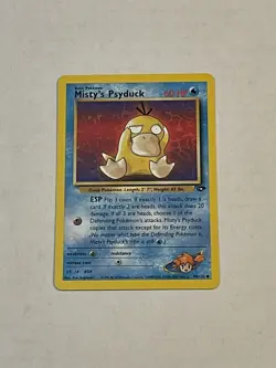 VTG Pokemon TCG Misty's Psyduck 90/132 Gym Challenge Non Holo Unlimited WOTC LP - Image 3