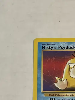 VTG Pokemon TCG Misty's Psyduck 90/132 Gym Challenge Non Holo Unlimited WOTC LP - Image 4