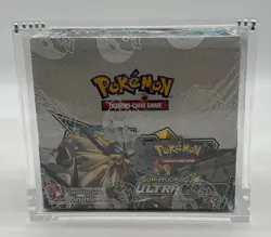 Pokemon TCG Sun & Moon Ultra Prism Booster Box SEALED w/Acrylic - Image 1