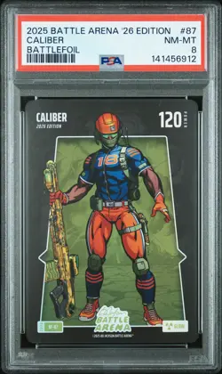 Caliber 87 Bo Jackson Battle Arena 2026 Edition Battlefoil Unknown PSA 8 - Image 1