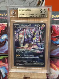 Miraidon ex SIR 244/198 Pokemon Scarlet & Violet Base Alt Art BGS 9.5 - Image 1
