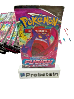 Lot of (140) Pokemon TCG SWSH Fusion Strike Booster Packs SEALED NEW - Image 2
