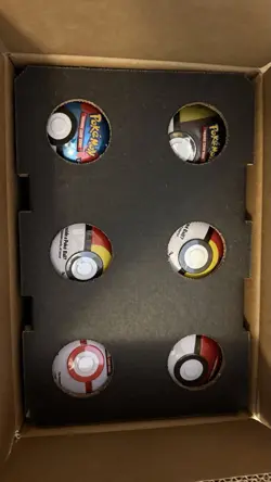 6 x Pokemon TCG Pokeball Tins - 18 Booster Packs Factory Sealed Costco Confirmed - Image 2