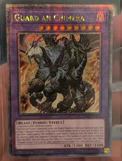 Guardian Chimera 1st Edition Quarter Century Secret Rare RA02-EN023 Yu-Gi-Oh! - Image 1