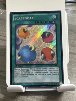 Scapegoat LCJW-EN066 1st Edition Secret Rare VLP Yugioh! - Image 1