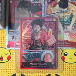 Monkey D.Luffy ST01-001 Pre-Errata ST01 One Piece Deck. - Image 2