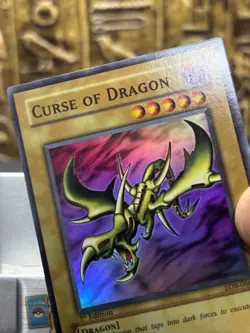 Curse of Dragon LOB-066 The Legend of Blue Eyes White Dragon 1st Edition -NM - Image 4