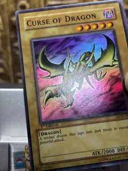 Curse of Dragon LOB-066 The Legend of Blue Eyes White Dragon 1st Edition -NM - Image 5