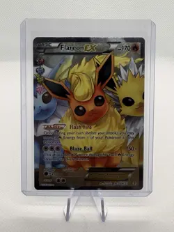 Pokemon Flareon EX Full Art Ultra Rare Holo RC28/RC32 Generations Card - Image 1