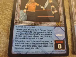WWE WWF Raw Deal CCG Cards - 2X Hardcore Til the End Rare - Image 3