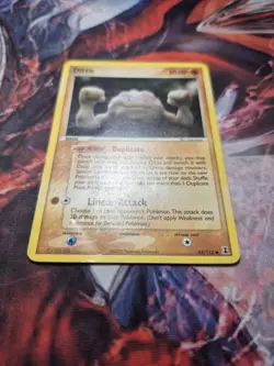 Ditto (Geodude) 62/113 - EX Delta Species Common Pokemon Card - HP - Image 3