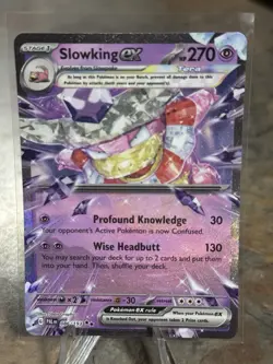 Slowking EX 086/193 Full Art NM/M Paldea Evolved Pokemon Card - Image 1