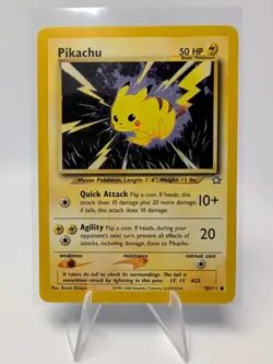 Pikachu 70/111 Neo Genesis 2000 WOTC Vintage Pokemon Card LP - Image 1