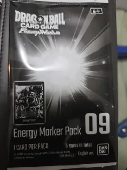 Bandai Dragon Ball Super Card Game Energy Marker Pack 09 ENGLISH SEALED - Image 1