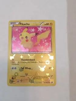 Pokemon Pikachu TCG RC7/RC25 Legendary Treasures Radiant Collection Holo Card - Image 1