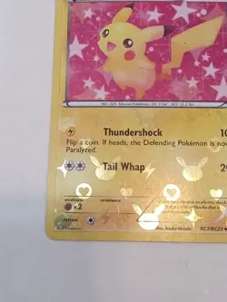 Pokemon Pikachu TCG RC7/RC25 Legendary Treasures Radiant Collection Holo Card - Image 4