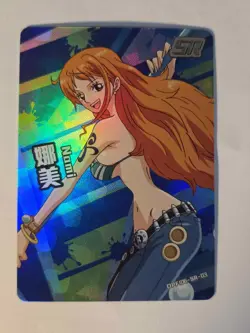 One Piece Kayou Nami SR Holo Card Chinese Fishman Island OPF106-SR-03 - Image 1